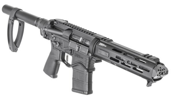 https3A2F2Fmedia.chattanoogashooting.com2Fimages2Fproduct2FFKSTEQ975556BX2FSTEQ975556BX_RA.jpg Springfield SAINT Edge EVAC Rapid Takedown Pistol 5.56m 20rd Magazine 7.5" Barrel w/Brace