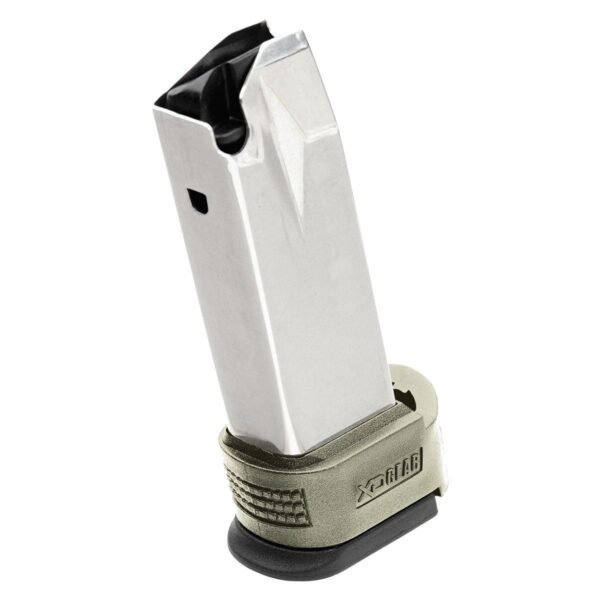 https3A2F2Fmedia.chattanoogashooting.com2Fimages2Fproduct2FFKXD45492FFKXD4549.jpg Springfield XD Compact Extended Magazine OD Green .45 ACP 10/rd