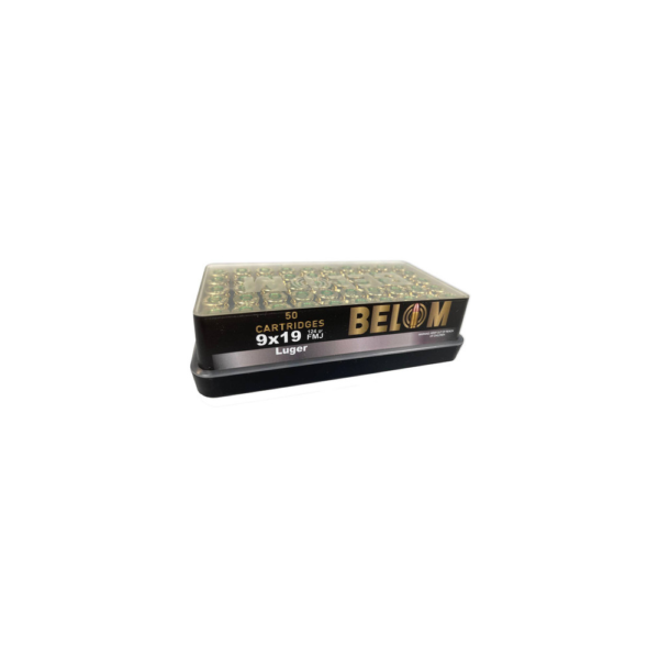 https3A2F2Fmedia.chattanoogashooting.com2Fimages2Fproduct2FGB86061106080862FGB8606110608086_1.png Global Ordnance Belom Handgun Ammunition 9mm 124gr FMJ 1115 fps 50/ct