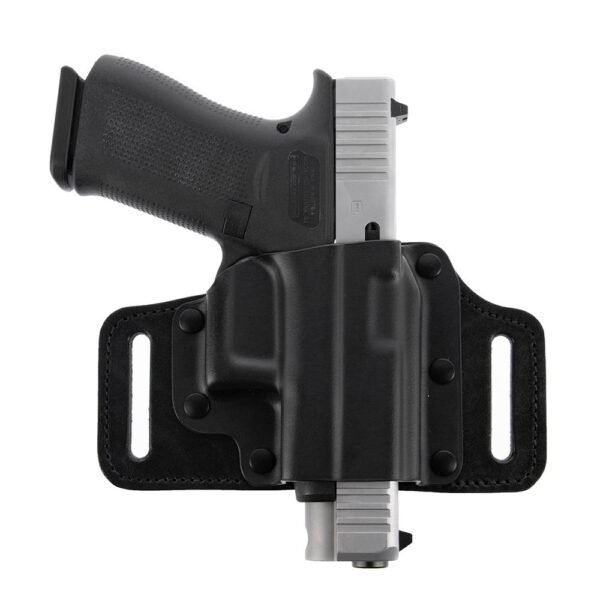 https3A2F2Fmedia.chattanoogashooting.com2Fimages2Fproduct2FGETS820B2FGETS212B-1_5.jpg Galco Tacslide Belt Holster for Sig Sauer P320 Full Size 9/40 Black RH