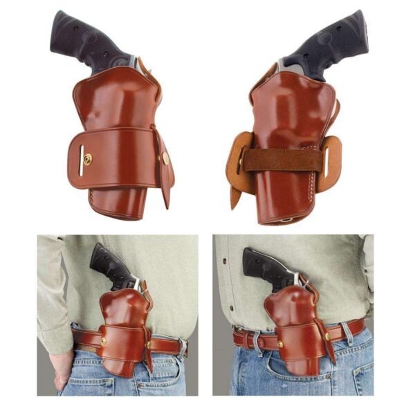 https3A2F2Fmedia.chattanoogashooting.com2Fimages2Fproduct2FGEWG1262FGEWG126.jpg Galco Wheelgunner Belt Holster S&W N Frame 29/629 4" Tan Ambidextrous