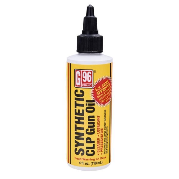 G96 Synthetic CLP Gun Oil 4 oz Bottle