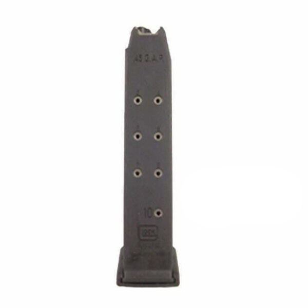 https3A2F2Fmedia.chattanoogashooting.com2Fimages2Fproduct2FGL36102FGL3610.jpg Glock Factory Handgun Magazine Black for Glock Model 37 .45 GAP 10/rd Bulk