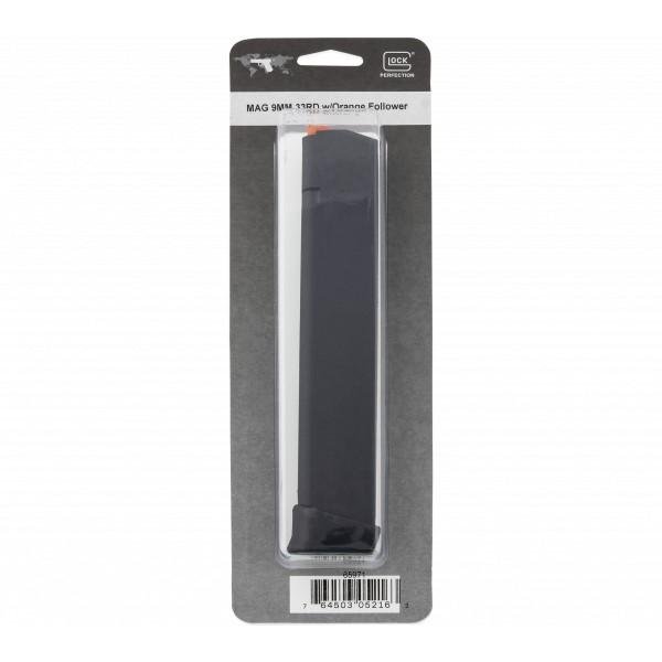 Glock Handgun Magazine for Glock 17/34 Orange Follower 9mm Luger 33/rd