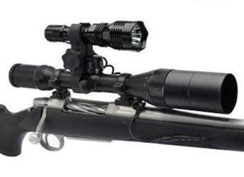 https3A2F2Fmedia.chattanoogashooting.com2Fimages2Fproduct2FGMCYCVB2502FGMCYCVB250.jpg Cyclops Varmint Light Kit - Gun Mounted Red/Green LED / 250 Lumen / Rechargeable