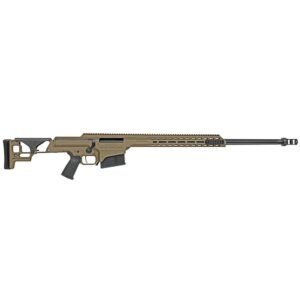 https3A2F2Fmedia.chattanoogashooting.com2Fimages2Fproduct2FGX185032FGX18506.jpg Barrett SMR MRAD Fixed Stock Rifle .338 Lapua Magnum 10rd Magazine(1) 26'' Fluted Barrel FDE Finish