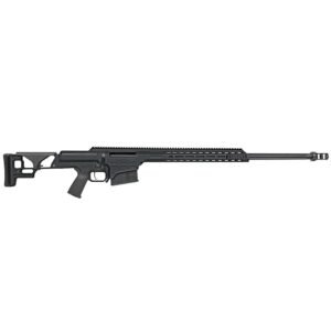 https3A2F2Fmedia.chattanoogashooting.com2Fimages2Fproduct2FGX185052FGX18505.jpg Barrett SMR MRAD Fixed Stock Rifle .338 Norma Magnum 10rd Magazine(1) 26'' Fluted Barrel Black Finish