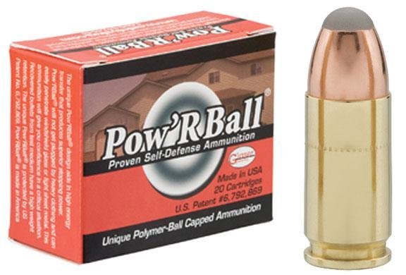 https3A2F2Fmedia.chattanoogashooting.com2Fimages2Fproduct2FGYPB091002FGYPB09100.jpg Glaser Pow'RBall Handgun Ammunition 9mm Luger 100 gr JHP 1475 fps 20/ct