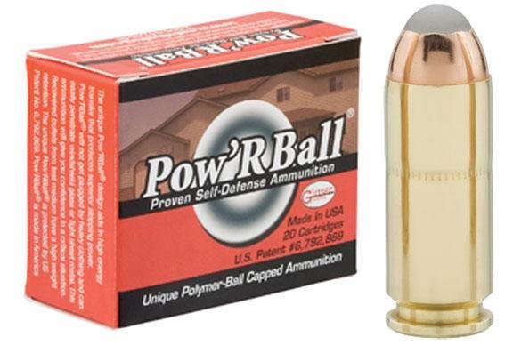 https3A2F2Fmedia.chattanoogashooting.com2Fimages2Fproduct2FGYPB101352FGYPB10135.jpg Glaser Pow'RBall Handgun Ammunition 10mm Auto 135 gr JHP 1400 fps 20/ct