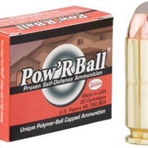 https3A2F2Fmedia.chattanoogashooting.com2Fimages2Fproduct2FGYPB401352FGYPB40135.jpg Glaser Pow'RBall Handgun Ammunition .40 S&W 135 gr JHP 1325 fps 20/ct