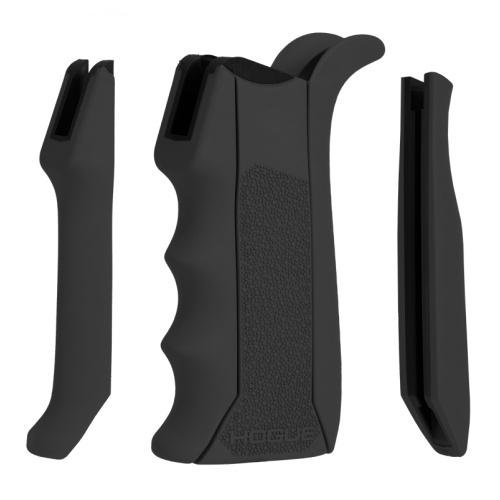 https3A2F2Fmedia.chattanoogashooting.com2Fimages2Fproduct2FHA130402FHA13040-1.jpg Hogue AR15/ M16 Modular Rubber Grip Black