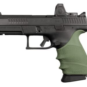 https3A2F2Fmedia.chattanoogashooting.com2Fimages2Fproduct2FHA178112FHA17811.jpg Hogue HandAll Beavertail Grip Sleeve CZ P-10 Compact 9mm - OD Green
