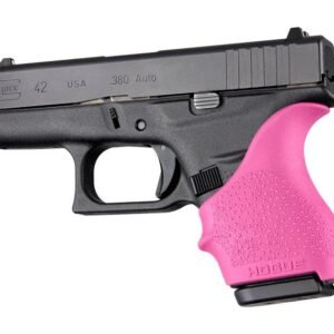 https3A2F2Fmedia.chattanoogashooting.com2Fimages2Fproduct2FHA182072FHA18207.jpg Hogue HandAll Beaver Tail Grip Sleeve Glock 42 43 Pink