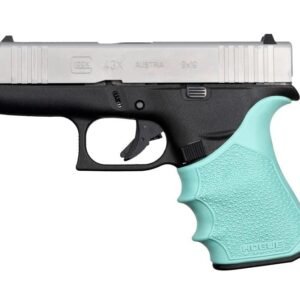 https3A2F2Fmedia.chattanoogashooting.com2Fimages2Fproduct2FHA182142FHA18214.jpg Hogue HandAll Beavertail Grip Sleeve Glock 43X 48 - Aqua