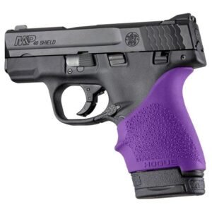 https3A2F2Fmedia.chattanoogashooting.com2Fimages2Fproduct2FHA184062FHA18406.jpg Hogue HandAll Beaver Tail Grip Sleeve S&W M&P Shield Ruger LC9 Glock 26/27 Purple