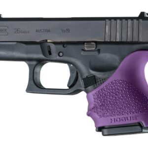 https3A2F2Fmedia.chattanoogashooting.com2Fimages2Fproduct2FHA186062FHA18606.jpg Hogue HandAll Beavertail Grip Sleeve Glock 26/27-Purple
