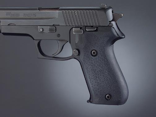 https3A2F2Fmedia.chattanoogashooting.com2Fimages2Fproduct2FHA200102FHA20010.jpg Hogue SIG Sauer P220 American Rubber Grips Without Finger Grooves