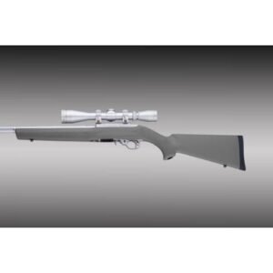 https3A2F2Fmedia.chattanoogashooting.com2Fimages2Fproduct2FHA222122FHA22212-1.jpg Hoge Rubber Overmolded Stock with .920" Dia Barrel Channel for Ruger 10-22 Slate Grey