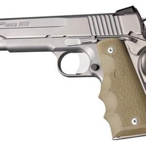 https3A2F2Fmedia.chattanoogashooting.com2Fimages2Fproduct2FHA450032FHA45003.jpg Hogue 1911 Govt. Model Flat Dark Earth Rubber Grip with Finger Grooves