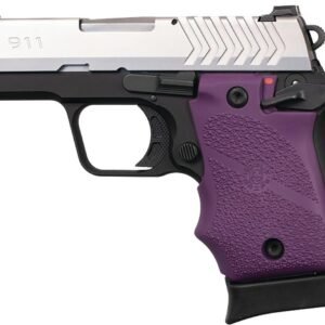 Hogue Ambi Safety Rubber Grip for Springfield Armory 911 9mm- Purple