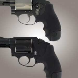 https3A2F2Fmedia.chattanoogashooting.com2Fimages2Fproduct2FHA600202FHA60020.jpg Hogue S&W J Frame Round Butt Centennial/Polymer Bodyguard Rubber Tamer Grip - Black