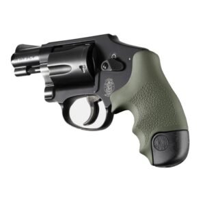 https3A2F2Fmedia.chattanoogashooting.com2Fimages2Fproduct2FHA600212FHA60021-1.jpg Hogue Overmolded Rubber Tamer Grip S&W Round Butt J-Frame Centennial Revolvers & Polymer M&P Bodyguard 38 OD Green