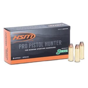 https3A2F2Fmedia.chattanoogashooting.com2Fimages2Fproduct2FHEHSM10mm15N202FHEHSM10mm15N20.jpg HSM Pro Pistol Hunter Handgun Ammunition 10mm Auto 180gr JHP 20/ct