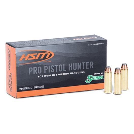 https3A2F2Fmedia.chattanoogashooting.com2Fimages2Fproduct2FHEHSM10mm15N202FHEHSM10mm15N20.jpg HSM Pro Pistol Hunter Handgun Ammunition 10mm Auto 180gr JHP 20/ct