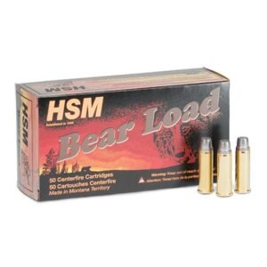 https3A2F2Fmedia.chattanoogashooting.com2Fimages2Fproduct2FHEHSM35718N2FBearload.jpg HSM Bear Load Hard Cast Handgun Ammunition .357 Rem Mag 180gr RNFP Gas Check 1200 fps 50/ct