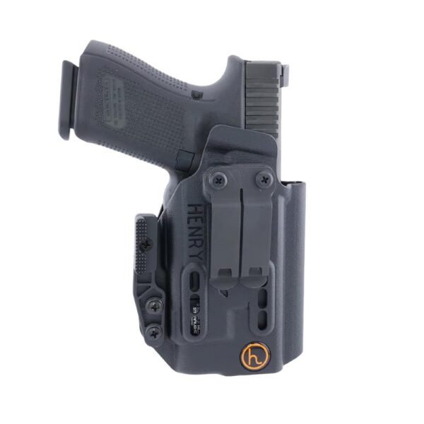 https3A2F2Fmedia.chattanoogashooting.com2Fimages2Fproduct2FHJHH0004092FHJHH000409-1.jpg Henry Holsters Ember AIWB/IWB Holster for Glock 17/19/23 9mm Luger/.40 TLR-7 SUB Black Ambi