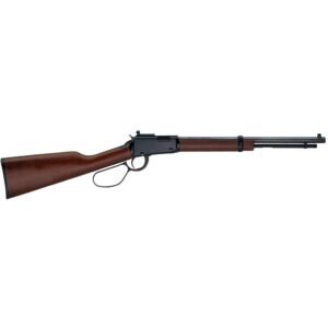 https3A2F2Fmedia.chattanoogashooting.com2Fimages2Fproduct2FHLH001TRP222FHLH001TRP22-1.jpg Henry H1 Large Loop Tracker Carbine Rifle .22 LR 13rd Capacity 16.5" Barrel Walnut