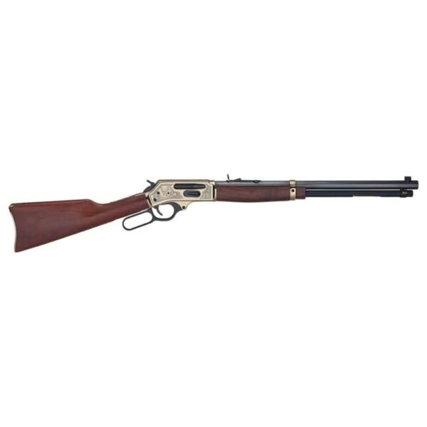 https3A2F2Fmedia.chattanoogashooting.com2Fimages2Fproduct2FHLH009BGWL2FHLH009BGWL8.jpg Henry Brass Wildlife Edition Side Gate Rifle .30-30 5rd Magazine 20" Barrel Walnut