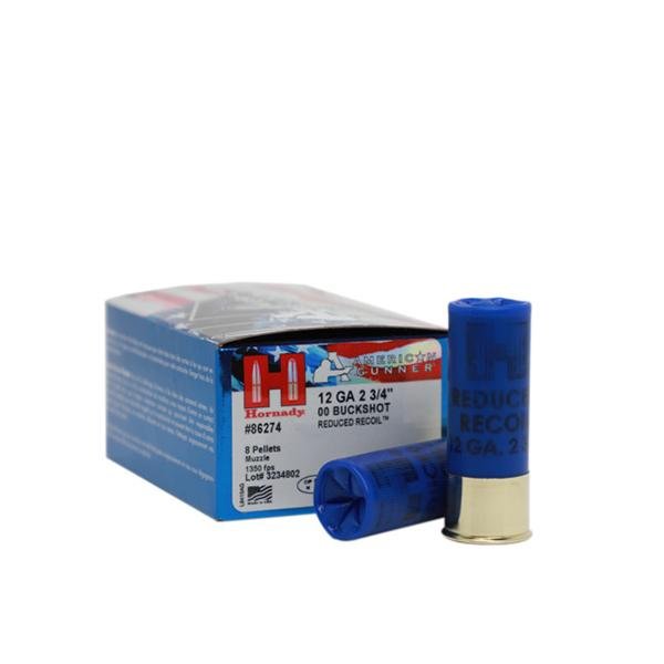 https3A2F2Fmedia.chattanoogashooting.com2Fimages2Fproduct2FHO862742FHO86274-1.jpg Hornady American Gunner Reduced Recoil Shotshells 12ga. 2-3/4" 1350 fps #00 10/ct