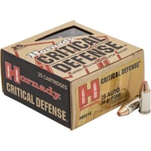 https3A2F2Fmedia.chattanoogashooting.com2Fimages2Fproduct2FHO900142FHO90014.jpg Hornady Critical Handgun Ammunition .25 Auto 35 gr FTX 900 fps 25/ct