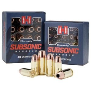 https3A2F2Fmedia.chattanoogashooting.com2Fimages2Fproduct2FHO902872FHO90287-1_1.jpg Hornady Subsonic Ammunition 9mm Luger 147 gr XTP 975 fps 25/ct