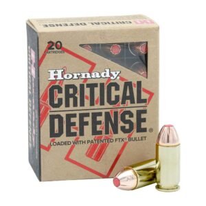 https3A2F2Fmedia.chattanoogashooting.com2Fimages2Fproduct2FHO909232FHO90923-1.jpg Hornady Critical Defense FTX Handgun Ammunition .45 Auto(+P) 185gr PT 1150 fps 20/ct