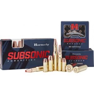 https3A2F2Fmedia.chattanoogashooting.com2Fimages2Fproduct2FHO909712FHO90971.jpg Hornady Subsonic Ammunition .45 ACP 230 gr XTP 925 fps 20/ct