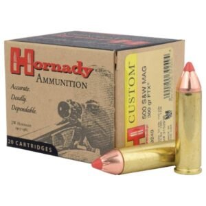 https3A2F2Fmedia.chattanoogashooting.com2Fimages2Fproduct2FHO92492FHO9249-1.jpg Hornady Custom Handgun Ammunition .500 S&W 300 gr FTX 2075 fps 20/rd