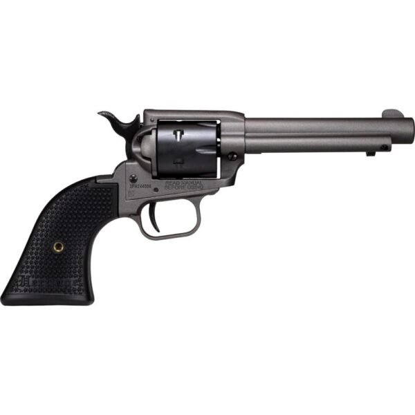https3A2F2Fmedia.chattanoogashooting.com2Fimages2Fproduct2FHXSRR22C42FHXSRR22C4-1.jpg Heritage Rough Rider Handgun .22 LR 6rd Capacity 4.75" Barrel Polymer Black Tungsten Cerakote