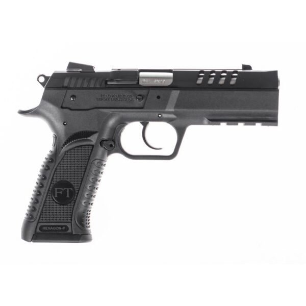 https3A2F2Fmedia.chattanoogashooting.com2Fimages2Fproduct2FIFTFHEXP92FIFTFHEXP95.jpg Tanfoglio Hexagon P Handgun 9mm Luger 17rd Magazine(2) 4.45" Compensated Barrel DA/SA