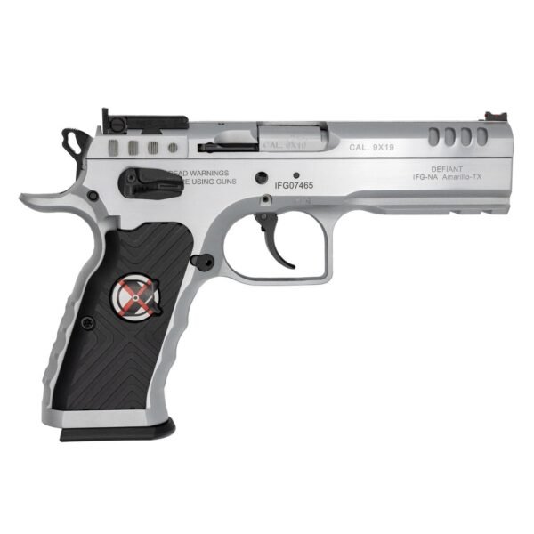 https3A2F2Fmedia.chattanoogashooting.com2Fimages2Fproduct2FIFTFSTOCK1X9C2FIFTFSTOCK1X9C2_1.jpg IFG Tanfoglio Stock I Xtreme Handgun 9mm Luger 17rd Magazine(3) 4.5" Barrel Chrome