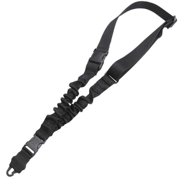 https3A2F2Fmedia.chattanoogashooting.com2Fimages2Fproduct2FINT6010BK2FINT6010BK.jpg TacShield Shock Sling Single Point 1.25" Black with Double QRB