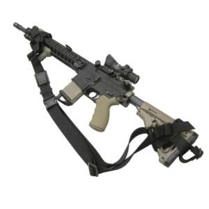 https3A2F2Fmedia.chattanoogashooting.com2Fimages2Fproduct2FINT6130BK2FINT6130BK-1.jpg TacShield PRS Hands Free Rifle Sling with Stud QD Swivels Black