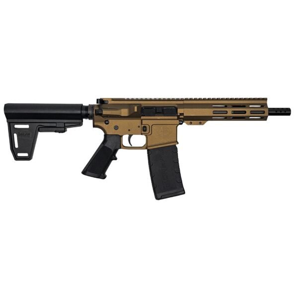 https3A2F2Fmedia.chattanoogashooting.com2Fimages2Fproduct2FIQGL15223PBBRZ2FIQGL15223PBBRZ.jpg GLFA 223 Wylde Braced Pistol .223 Wylde 30rd Magazine 7.5" Nitride Barrel Bronze Finish