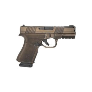 https3A2F2Fmedia.chattanoogashooting.com2Fimages2Fproduct2FIRBROFLP9MMBB2FIRBROFLP9MMBB1.jpg Black Rain Frontline+ Handgun 9mm Luger 15rd Magazine 3.75" Barrel Burnt Bronze Battleworn Finish Optic Ready