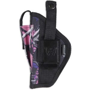 https3A2F2Fmedia.chattanoogashooting.com2Fimages2Fproduct2FJZFSN20MDG2FJZFSN-3_1.jpg Bulldog Extreme Handgun Holster with Belt Loop and Clip for Sub Compact Autos with 2-3" Barrels Muddy Girl Pink Camo Ambi