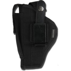 https3A2F2Fmedia.chattanoogashooting.com2Fimages2Fproduct2FJZFSN342FJZFSN-1_12.jpg Bulldog Extreme Handgun Holster with Belt Loop and Clip for Ruger Mark Style Autos with 4-5" Barrels Black Ambi