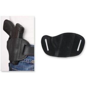 https3A2F2Fmedia.chattanoogashooting.com2Fimages2Fproduct2FJZMLBL2FJZMLBL_1.jpg Bulldog Molded Leather Belt Slide Holster for Most Large Frame Autos Black RH