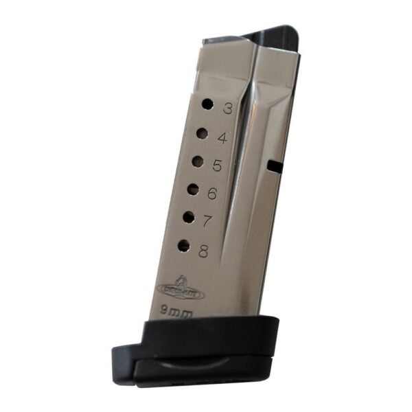 https3A2F2Fmedia.chattanoogashooting.com2Fimages2Fproduct2FKACM9SHD82FKACM9SHD8-1.jpg Check-Mate S&W SHIELD Compatible Handgun Magazine Stainless Steel 9mm Luger 8/rd