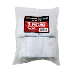 https3A2F2Fmedia.chattanoogashooting.com2Fimages2Fproduct2FKBCP14B2FKBCP14B-1.jpg KleenBore 3" Bore Cleaning Patches 12-16 ga 250/ct